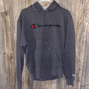 Champion Men's Medium Gray Hoodie